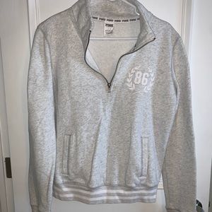 Pink VS - quarter zip